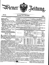 Wiener Zeitung 18501201 Seite: 1