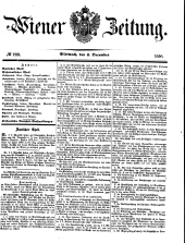 Wiener Zeitung 18501204 Seite: 1