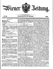 Wiener Zeitung 18501212 Seite: 1