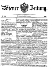 Wiener Zeitung 18501215 Seite: 1