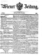 Wiener Zeitung 18501220 Seite: 1