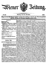 Wiener Zeitung 18501224 Seite: 1