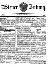 Wiener Zeitung 18501228 Seite: 1