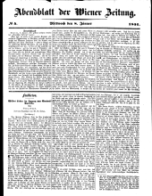 Wiener Zeitung 18510108 Seite: 15