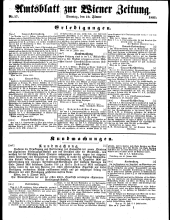 Wiener Zeitung 18510119 Seite: 15