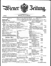 Wiener Zeitung 18510202 Seite: 1