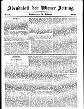 Wiener Zeitung 18510211 Seite: 13