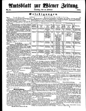 Wiener Zeitung 18510215 Seite: 21