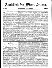 Wiener Zeitung 18510217 Seite: 1