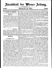 Wiener Zeitung 18510324 Seite: 1