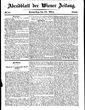 Wiener Zeitung 18510327 Seite: 13