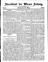 Wiener Zeitung 18510328 Seite: 13