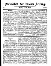 Wiener Zeitung 18510408 Seite: 13
