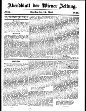 Wiener Zeitung 18510419 Seite: 17