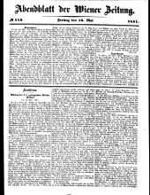 Wiener Zeitung 18510516 Seite: 13