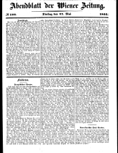 Wiener Zeitung 18510527 Seite: 13