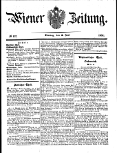 Wiener Zeitung 18510603 Seite: 1
