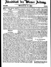 Wiener Zeitung 18510618 Seite: 21