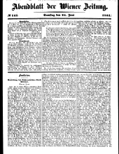 Wiener Zeitung 18510621 Seite: 15