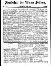 Wiener Zeitung 18510624 Seite: 13