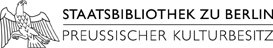 Staatsbibliothek zu Berlin - Preussischer Kulturbesitz