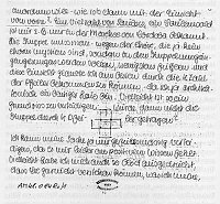 Abb. 2: Wieland Wagner: Brief an Ulrich Roller, 17. Februar 1937, Ausschnitt aus Bl. 1V mit Skizze des Gralstempels aus »Parsifal«. [Österreichisches Theatermuseum, Wien]. In: Sichtungen 2, S. 146