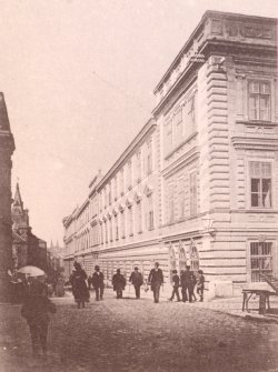 Offizierstöchter-Erziehungs-Institut zu Hernals - Fassade Kalvarienberggasse