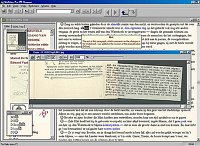 Fig. 2: The annotated reading text and the corresponding facsimile of the prepublication with addition. [Marcel de Smedt/Edward Vanhoutte]. 