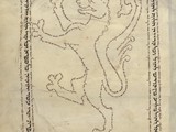Hebräischer Codex mit schreitendem Löwen
Deutschland, 1299
