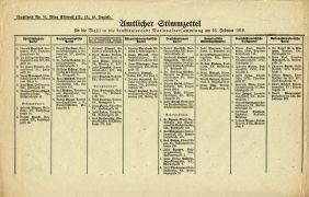 Stimmzettel