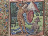 Erzengel Michael im Kampf gegen den 
Drachen
Schule von Rouen, 1503/12