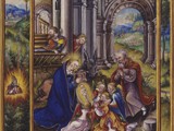 Anbetung des Christkindes durch Maria, Josef und Kinderengel
Halle oder Nürnberg, 1536/37