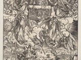 Die Verteilung der 
Posaunen an die sieben Engel
Nürnberg, 1498