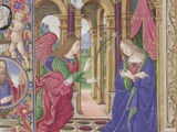 Erzengel Gabriel überbringt Maria die frohe Botschaft
Florenz, Anfang 16. Jh.