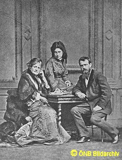 Josephine und Franziska von Wertheimstein (mit Lenbach)