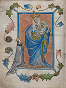 Anbetung der Madonna mit dem Kind durch Herzog Ernst dem Eisernen (1377–1424)
