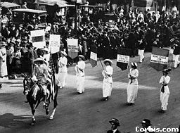 Suffragettendemonstration New York