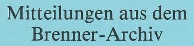 Beispielhafter Titelschriftzug der Zeitschrift