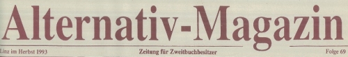 Beispielhafter Titelschriftzug der Zeitschrift