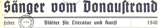 Beispielhafter Titelschriftzug der Zeitschrift