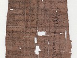 Übung des herakleopolitanischen Kanzleistils
Papyrus, Griechisch
Ägypten, Mitte 5. Jh.