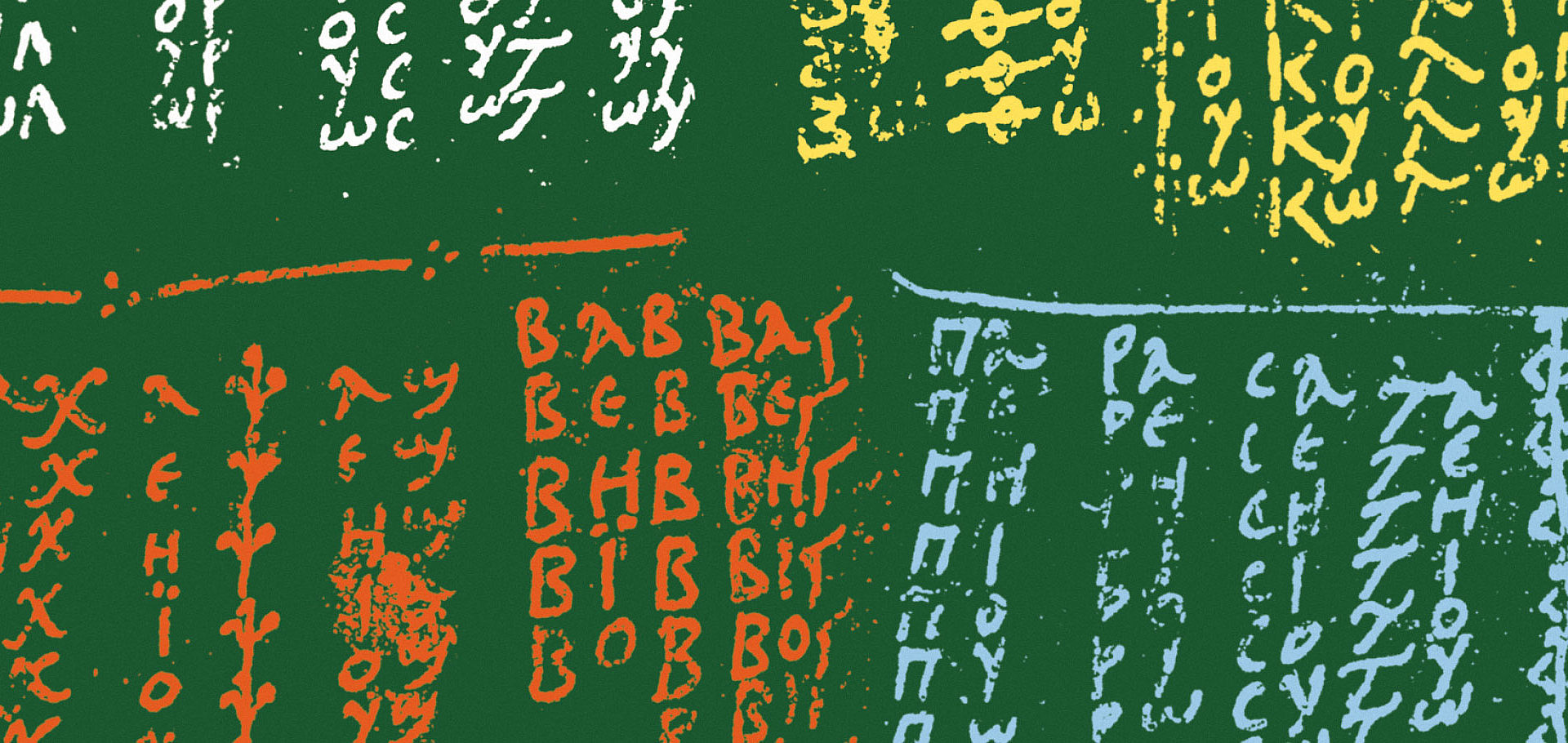 Hieroglyphen und Alphabete