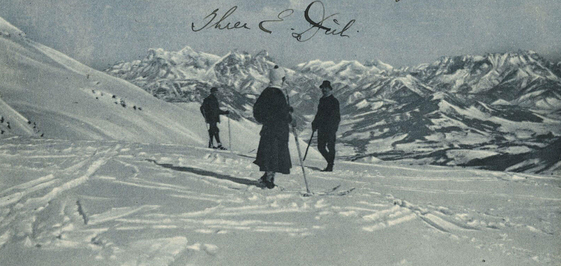 Historische Postkarte vom Kitzbüheler Horn