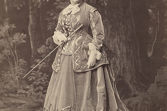 Marie Geistinger als Maria Theresia