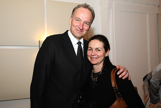 Vorstandsvorsitzender Mag. Franz Witt-Dörring (Schoellerbank) und Gattin Brigitte Witt-Dörring
