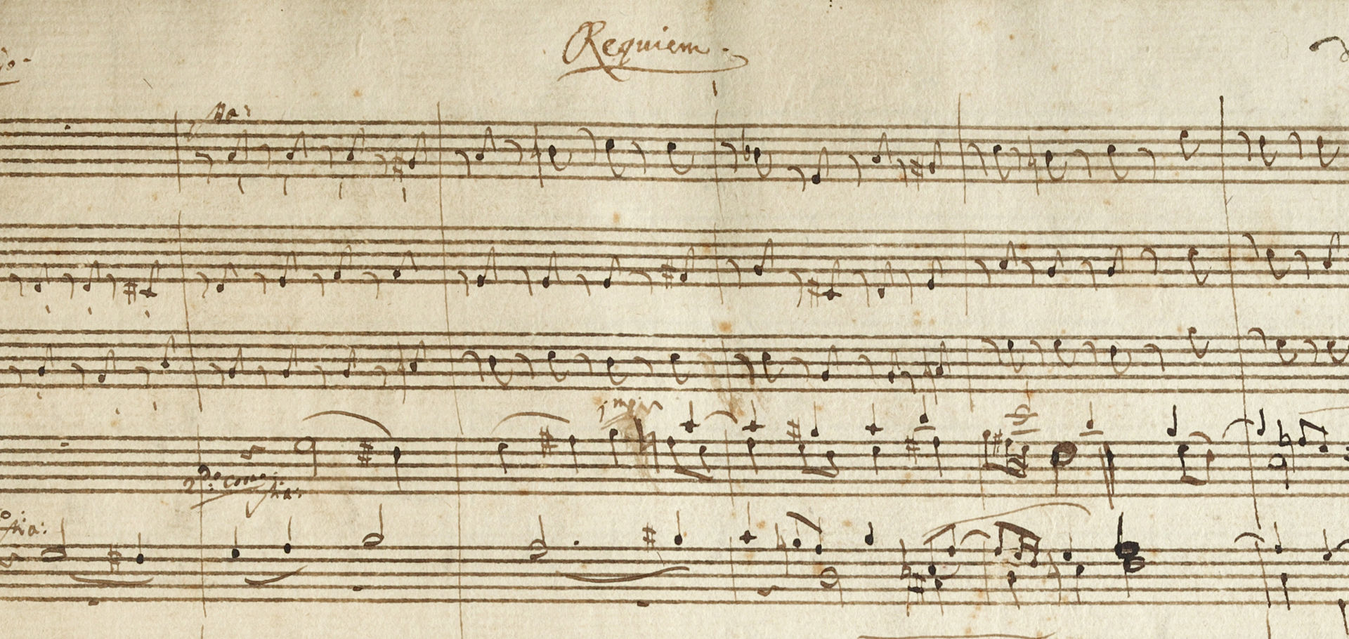 Requiem von Wolfgang Amadeus Mozart, Musiksammlung, Österreichische Nationalbibliothek