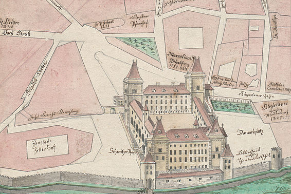Hofburg, um 1800