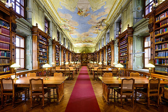 Augustinerlesesaal, Josefsplatz 1, 1010 Wien © Österreichische Nationalbibliothek