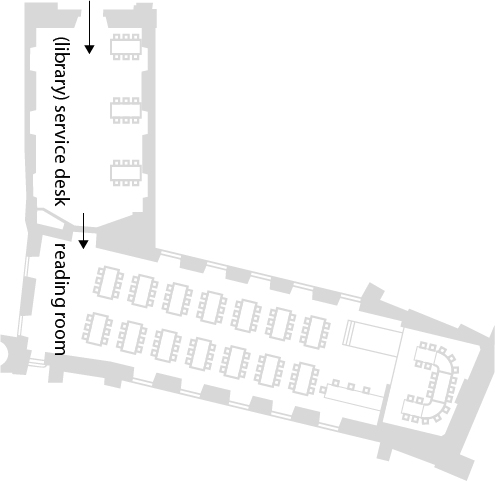 Floor plan, Augustinerlesesaal