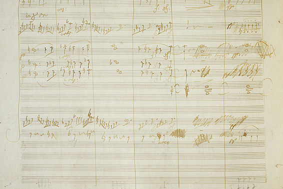 Ludwig van Beethoven: Violinkonzert op. 61, Musiksammlung, Österreichische Nationalbibliothek